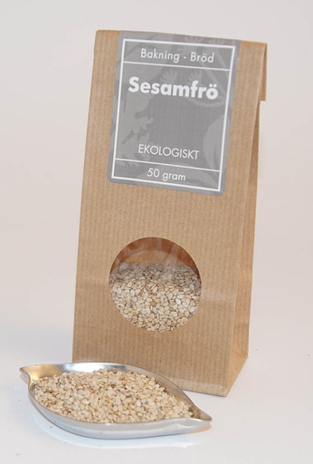 [LE209] Sesamfrö EKO brun påse med fönster