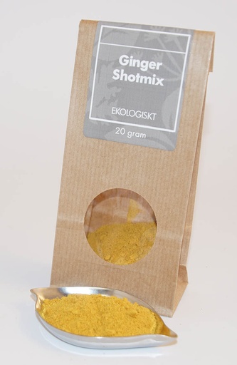 [LE277] Ginger shotmix EKO brun påse med fönster 20g
