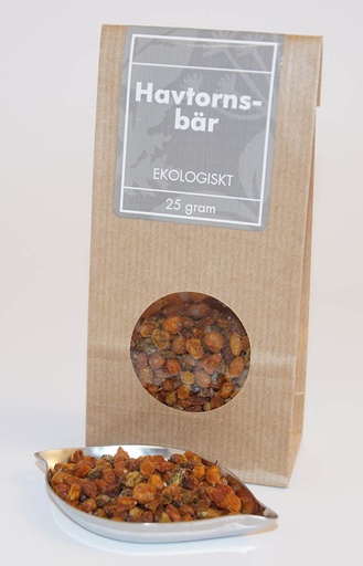 [LE83] Havtornsbär EKO brun påse med fönster 25g