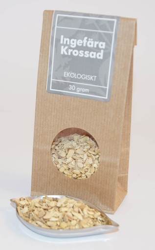 [LE91] Ingefära krossad EKO brun påse med fönster
