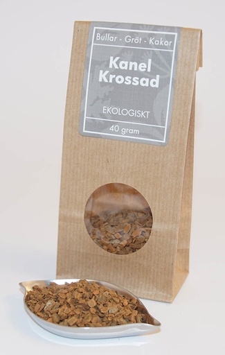 [LE99] Kanel krossad EKO brun påse med fönster