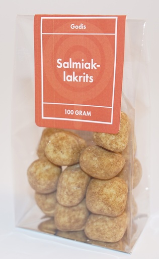 [P9040] Salmiak liquorice pack in stand-up pouch 100g