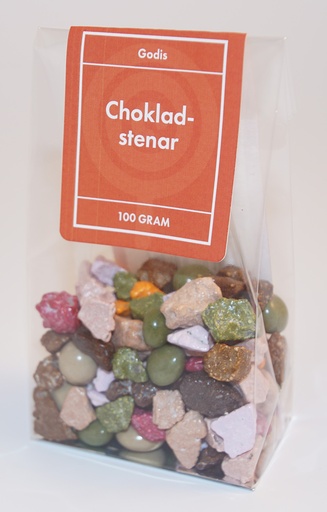 [P9051] Chocolate stones in stand-up pouch 100g
