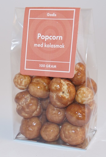 [P9059] Popcorn med kolasmak fp i ståpåse 100g
