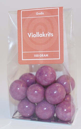 [P9077] Viollakrits NARR fp i ståpåse 100g