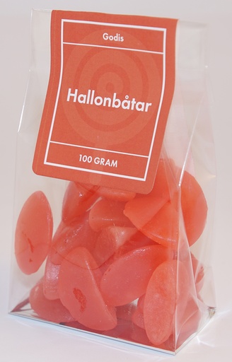 [P9412] Hallonbåtar i ståpåse 100g