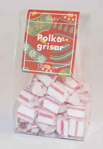 [P9438B] Polkagris candy canes Fagerström in stand-up pouch 100g