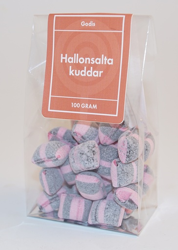 [P9489] Salty raspberry pillows GRENNA stand-up pouch 100g