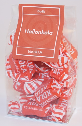 [P9556] Raspberry toffee Kolafabriken pack in stand-up pouch 100g