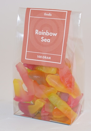 [P9760] Rainbow Sea godis ståpåse 100g