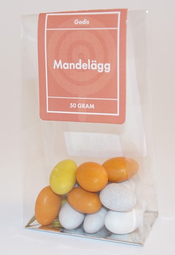 [P9814] Almond eggs Anthon Berg in stand-up pouch 50g