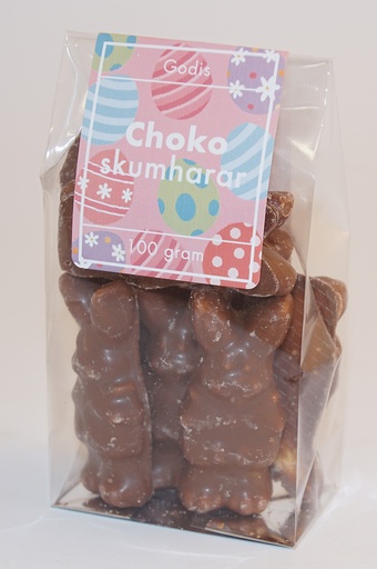 [P9817B] Choco marshmallow bunny Franssons in stand-up pouch