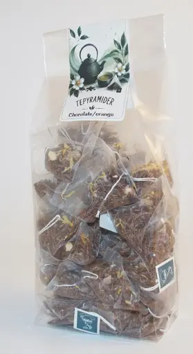 [RT540] Pyramid tea Chocolate Orange red 40pcs BAG