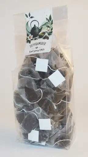 [RT546] Pyramidte Earl grey EKO svart 40st PÅSE