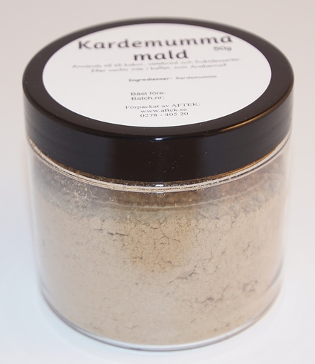 [S102D] Kardemumma mald fp i petburk med svart lock 50g