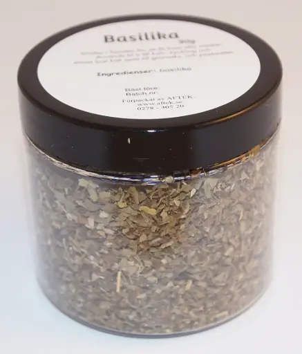 [S11D] Basil in PET jar with black lid 30g