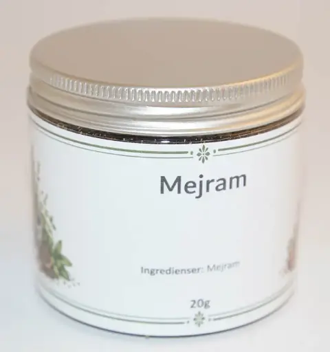 [S133B] Marjoram pack in PET jar with silver lid 20g