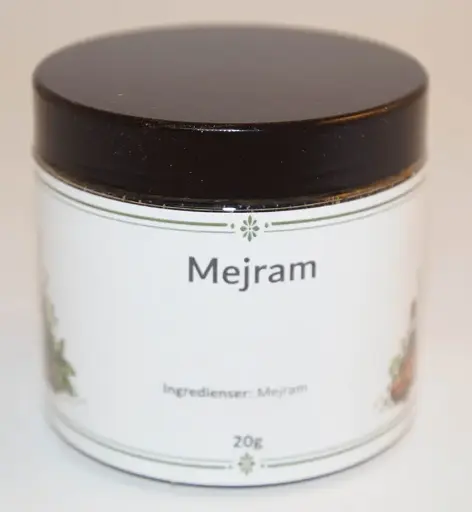 [S133D] Marjoram pack in PET jar with black lid 20g