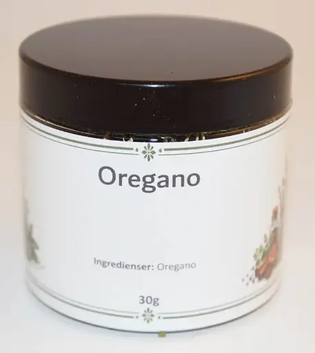 [S160D] Oregano in PET jar with black lid 30g