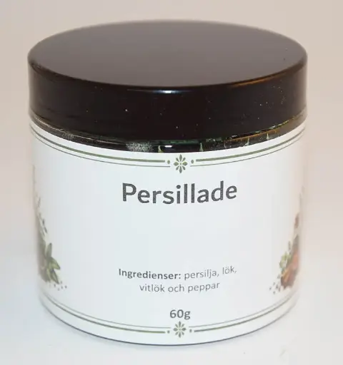 [S175D] Persillade pack in PET jar with black lid 60g