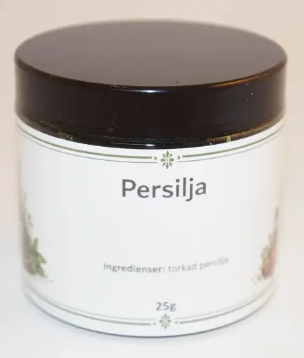 [S176D] Persilja 5mm i petburk med svart lock 25g