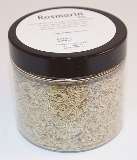 [S192D] Rosemary pack in PET jar with black lid 50g