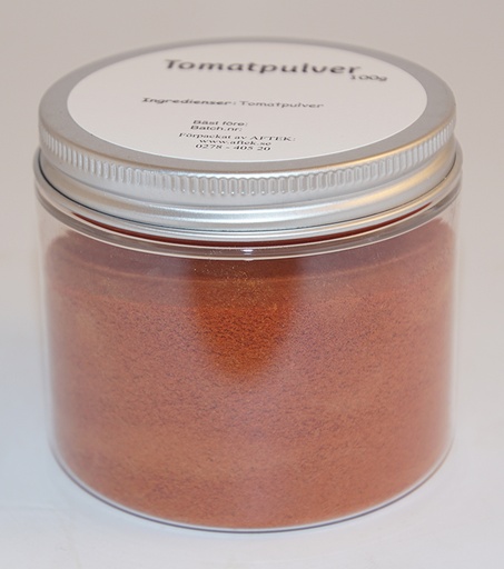 [S236B] Tomato powder in PET jar with silver lid