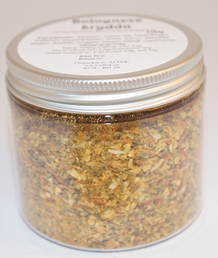 [S283B] Bolognese spice mix pack in PET jar with silver lid 100g