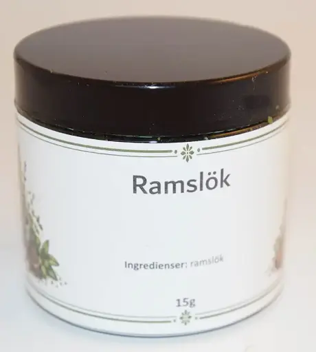 [S310D] Ramslök fp i petburk med svart lock 15g