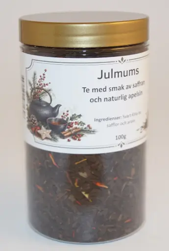 [S479] Julmums svart te fp i PET-burk 100g