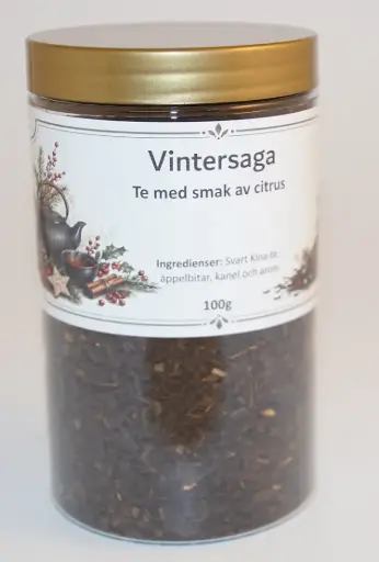 [S564] Winter fairy tale black tea in PET jar 100g