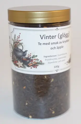 [S565] Vinter (glögg) svart te fp i PET-burk 100g