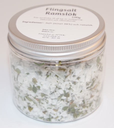 [S57B] Flingsalt Ramslök fp i petburk med silverlock 100g