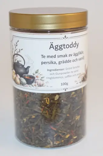 [S689] Egg toddy green tea in PET jar 100g