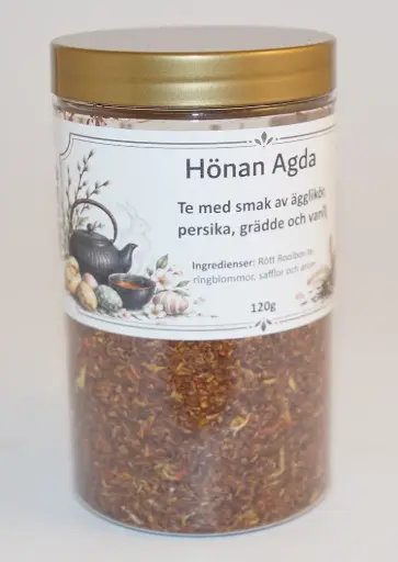 [S736] Hönan Agda rött te fp i PET-burk 120g