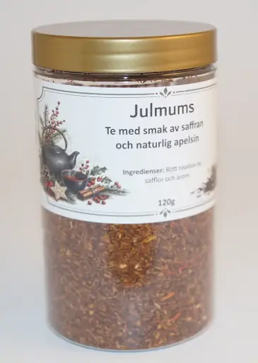 [S739] Christmas red tea fp in PET jar 120g
