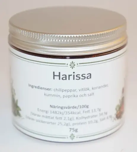 [S82B] Harissakrydda fp i PET med silver lock 75g