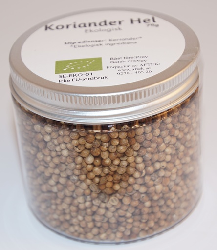 [SE106B] Koriander hel EKO fp i PET-burk