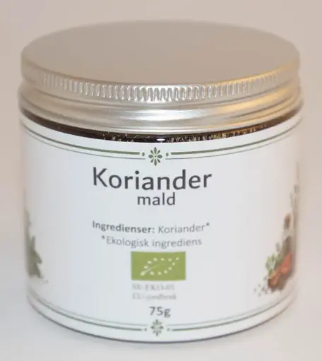 [SE107B] Koriander mald EKO fp i PET-burk