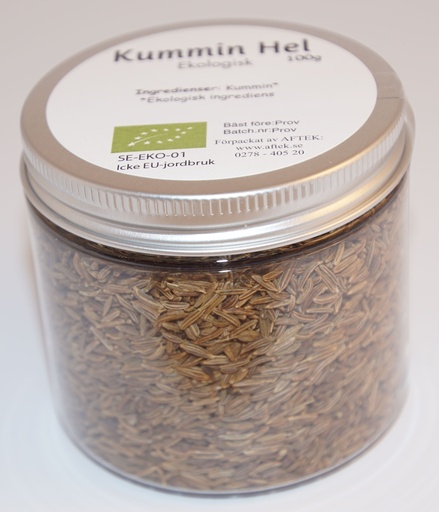 [SE110B] Kummin hel EKO fp i PET-burk 100g