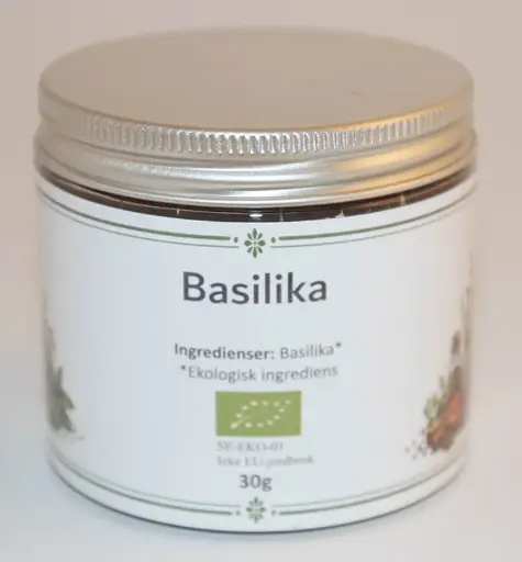 [SE11B] Basilika EKO fp i PET-burk 30g
