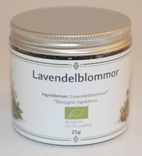 [SE127B] Lavendelblommor EKO fp i PET-burk
