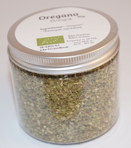[SE160B] Oregano EKO fp i PET-burk 25g