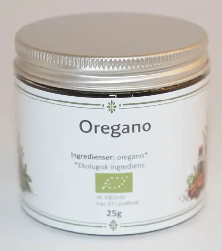 [SE160B] Oregano EKO fp i PET-burk