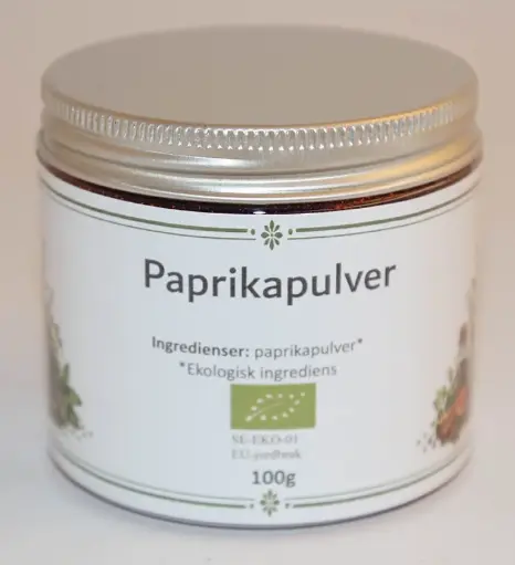 [SE170B] Paprika mald EKO fp i PET-burk