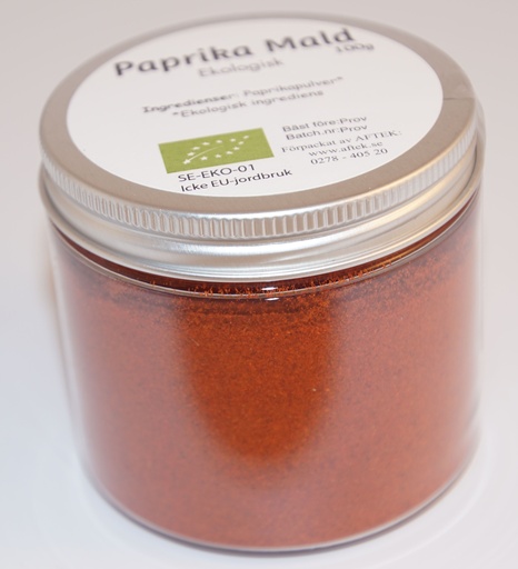 [SE170B] Paprika mald EKO fp i PET-burk