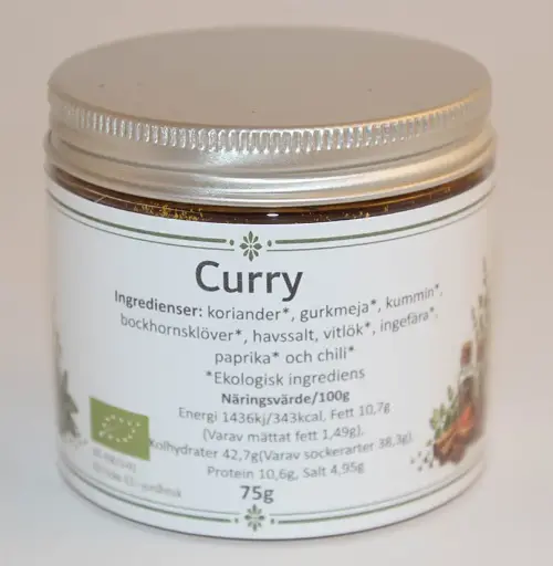 [SE29B] Cyrry Indisk gul EKO fp i PET-burk 75g